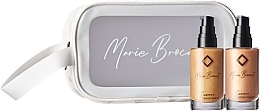 Набор - Marie Brocart Solari Shimmer Travel Set (b/gel/50ml + b/oil/50ml + bag) — фото N1