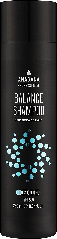 Шампунь "Баланс" для жирных волос - Anagana Professional Balance Shampoo For Greasy Hair