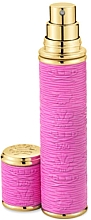 Духи, Парфюмерия, косметика Creed Dark Pink Refillable Gold Pocket Spray - Атомайзер розовый с золотым, 10 мл