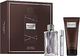 Парфумерія, косметика Abercrombie & Fitch First Instinct - Набір (edt/100ml + edt/15ml + sh/gel/200ml)