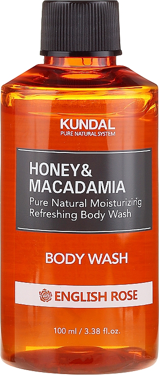 Гель для душа "Английская роза" - Kundal Honey & Macadamia Body Wash English Rose