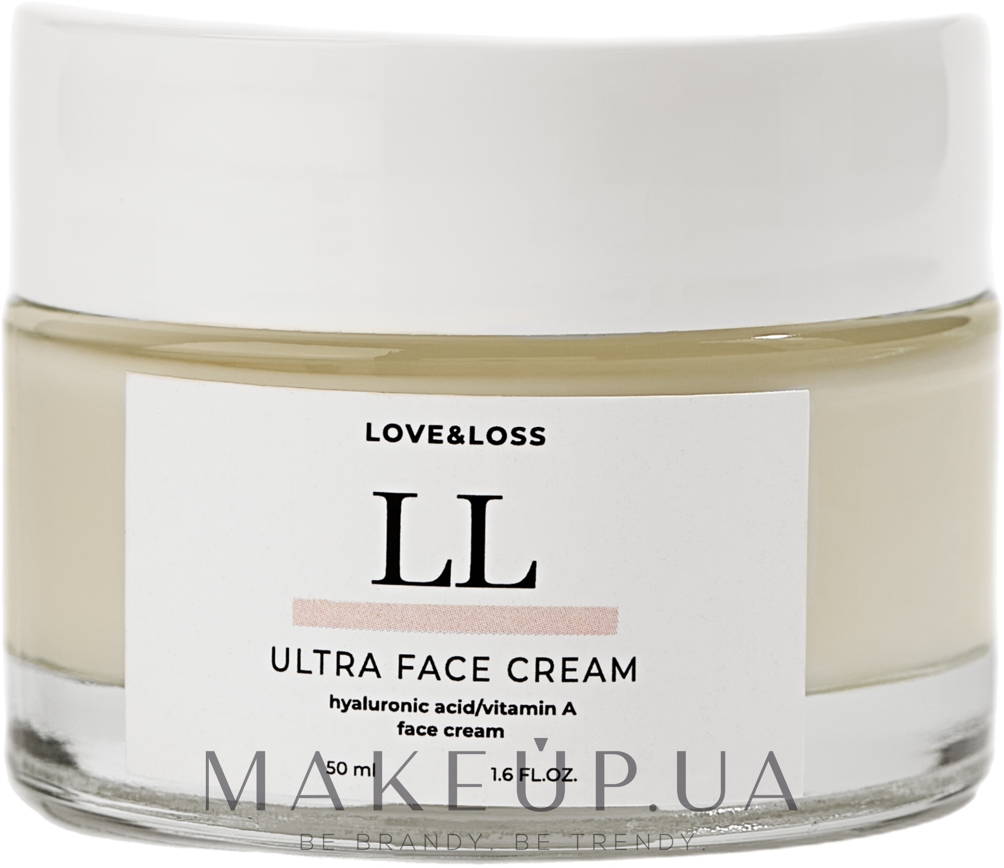 Зволожувальний крем для усіх типів шкіри - Love&Loss Ultra Face Cream — фото 50ml