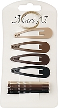 Набір шпильок для волосся SM450d5, різнокольорові, 12 шт - Mari N. — фото N1