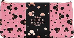 Духи, Парфюмерия, косметика Набор - Makeup Revolution Disney's Minnie Mouse Brush Set (brush/2pc + bag)