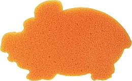 Духи, Парфюмерия, косметика Детская мочалка для ванной, оранжевый поросенок - Grosik Camellia Bath Sponge For Children
