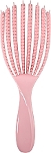 Щітка для волосся 2045, рожева - Top Choice — фото N1