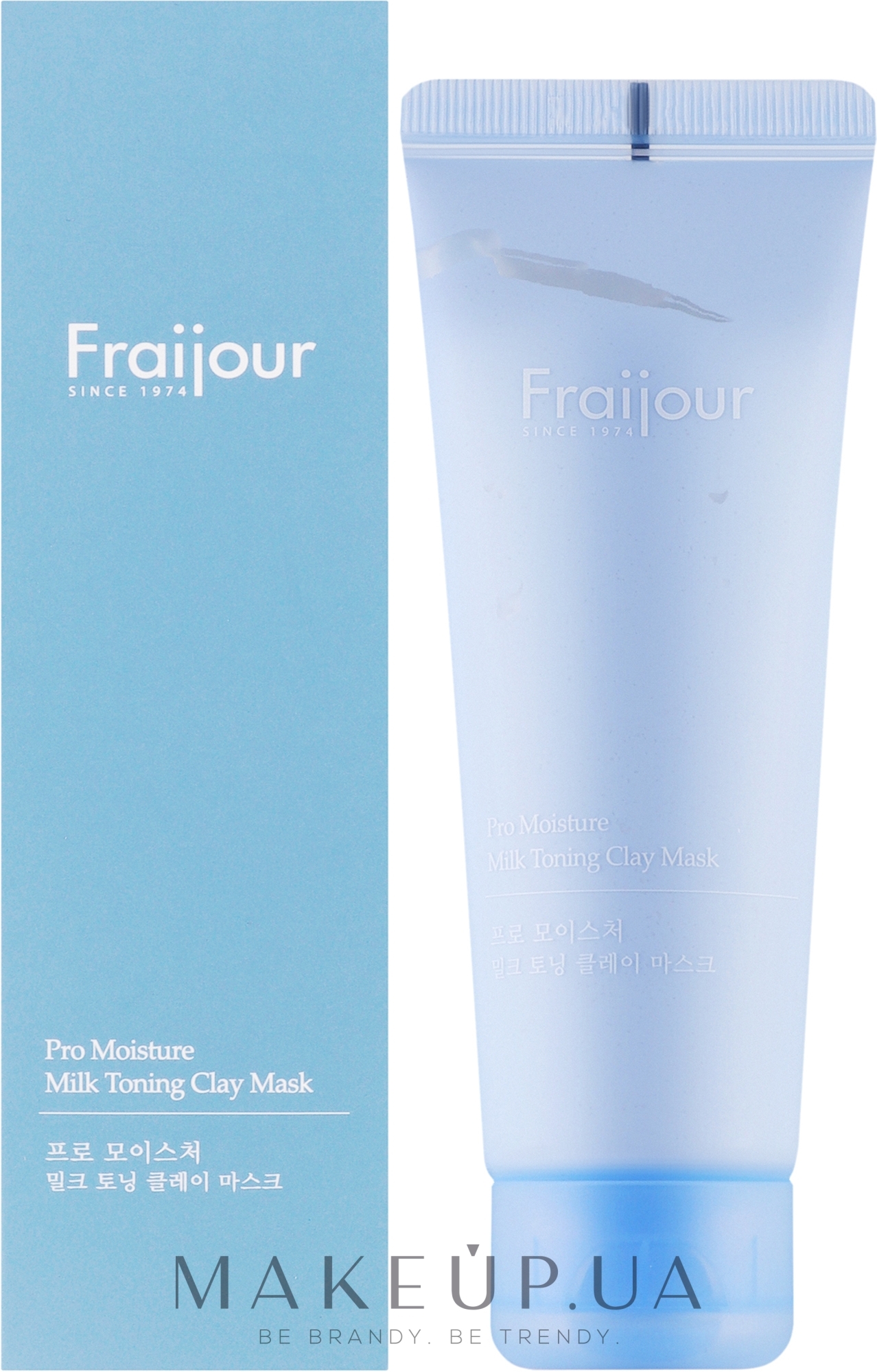 Зволожувальна глиняна маска з молочними протеїнами для обличчя - Fraijour Pro Moisture Milk Toning Clay Mask — фото 75g