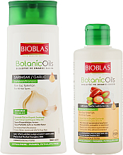 Духи, Парфюмерия, косметика УЦЕНКА Набор - Bioblas Botanic Oils Garlic Shampoo (shm/360ml + shm/150ml) *