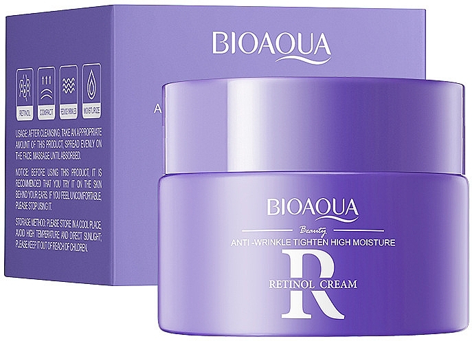 Крем для обличчя з ретинолом - Bioaqua Retinol Face Cream  — фото N1