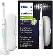 Парфумерія, косметика Електрична звукова зубна щітка - Philips Sonicare HX6857/28 Protective Clean 5100 White