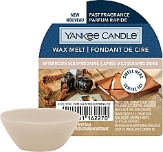 Ароматичний віск - Yankee Candle Wax Melt Afternoon Scrapbooking — фото N1