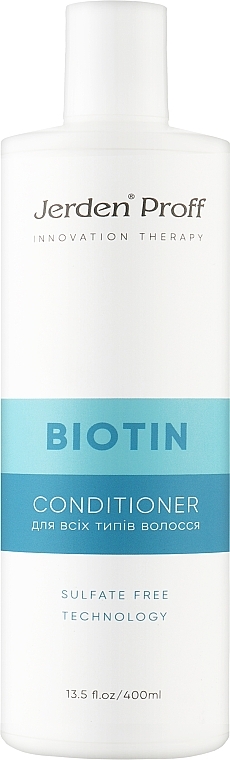 Кондиционер для волос безсульфатный с биотином и коллагеном - Jerden Proff Biotin