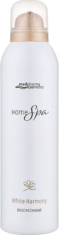 Гель-пенка для душа с экстрактом органического хлопка - Medipharma Cosmetics Home Spa White Harmony — фото N1