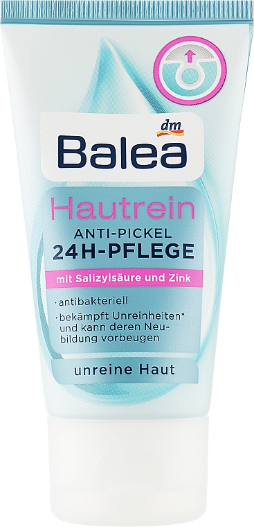 Дневной крем-флюид для лица - Balea Hautrein Anti-Pickel 24h Pflege — фото N3