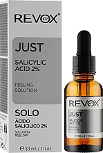 Пілінг для обличчя з саліциловою кислотою 2% - Revox B77 Just Salicylic Acid 2% — фото N2