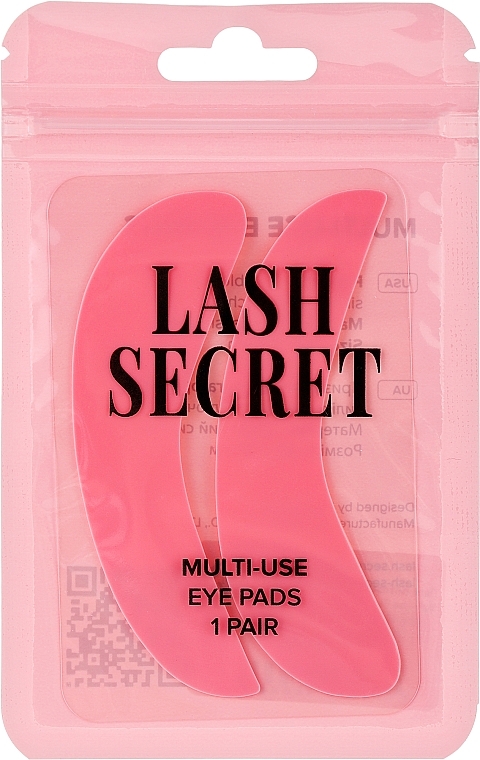 Патчі силіконові, рожеві - Lash Secret Multi-Use Eye Pads — фото N1