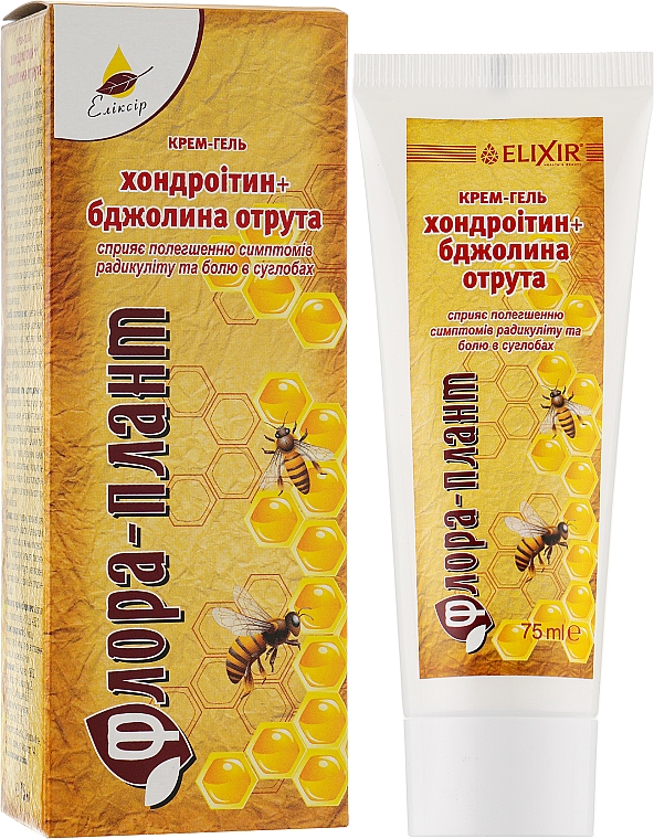 Крем-гель Флора-плант "Хондроитин+пчелиный яд" - Кортес — фото N2