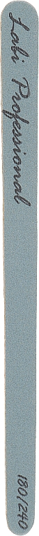 Пилка на деревянной основе "Капля", 180/240 грит, 16.5 см - Labi — фото N1