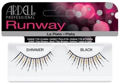 Накладні вії - Ardell Runway Lashes Shimmer Black — фото N1