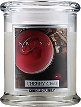 Парфумерія, косметика Ароматична свічка в склянці - Kringle Candle Cherry Chai
