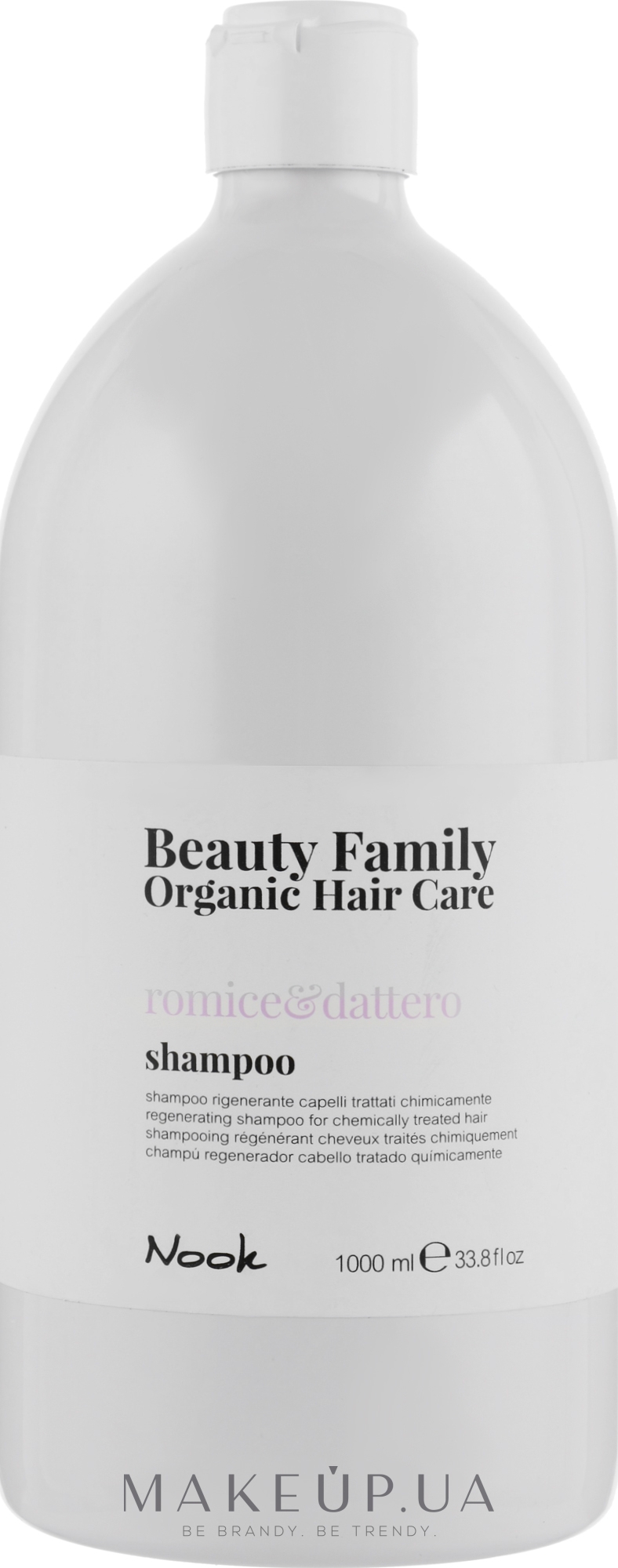 Шампунь для окрашенных и поврежденных волос - Nook Beauty Family Organic Hair Care — фото 1000ml
