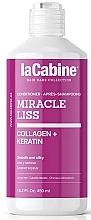 Парфумерія, косметика Розгладжувальний кондиціонер із колагеном та кератином - La Cabine Miracle Liss Collagen + Keratin Conditioner
