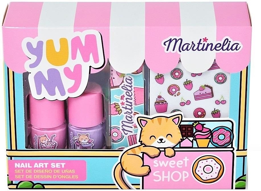 Martinelia Yummy Sweet Shop Nail Art Set - Набір для нігтів, 4 продукти — фото N1