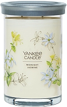 Ароматическая свеча на подставке "Полуночный жасмин", 2 фителя - Yankee Candle Midnight Jasmine Tumbler — фото N1