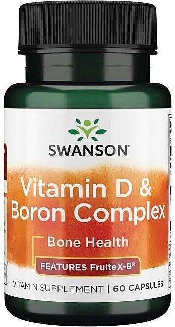 Вітамінна добавка "D і Бор" - Swanson Vitamin D & Boron Complex — фото N1