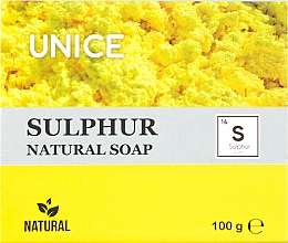 Духи, Парфюмерия, косметика Натуральное мыло с серой - Unice Sulphur Natural Soap