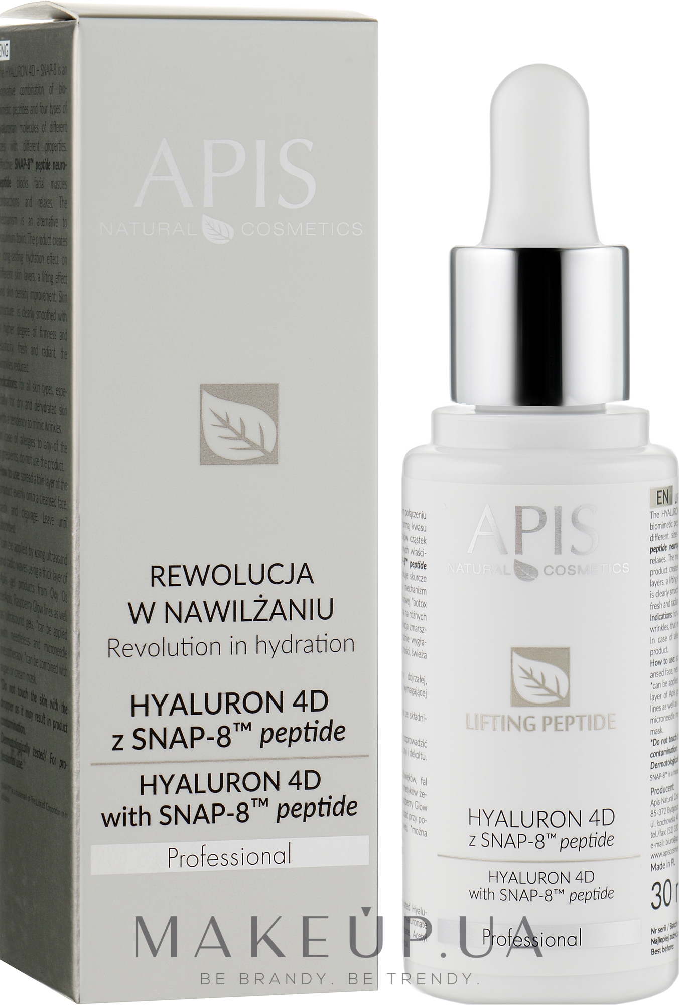 Сироватка для обличчя - APIS Professional Hyaluron 4D + Snap-8 Peptide — фото 30ml