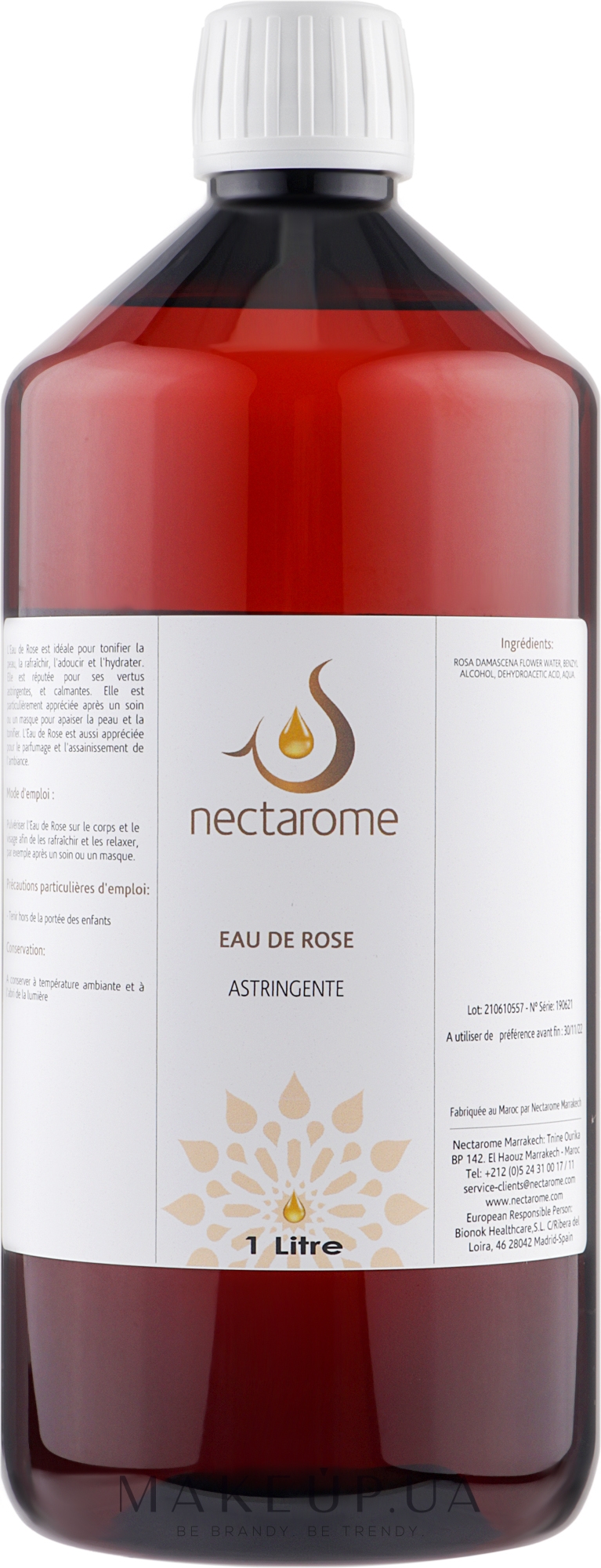 Квіткова вода - Nectarome Rose Water — фото 1000ml