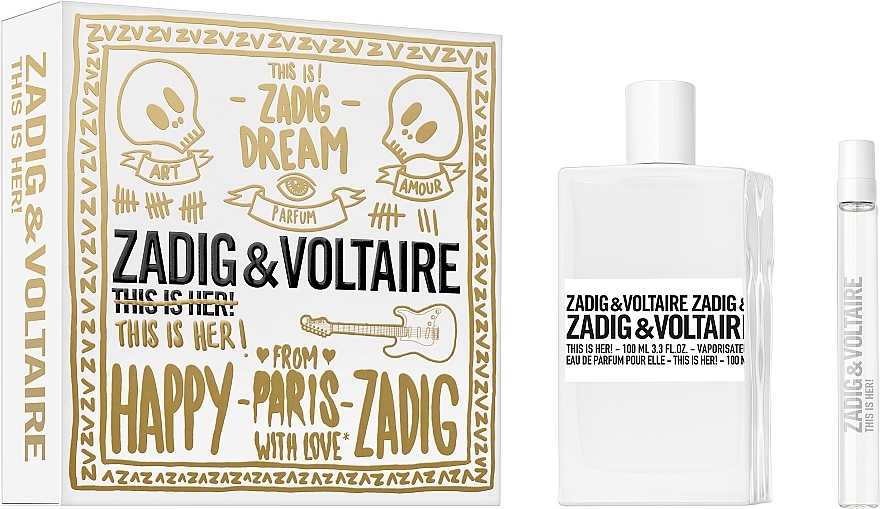Zadig & Voltaire This Is Her - Набор (edp/100ml + edp/mini/10ml)  — фото N1