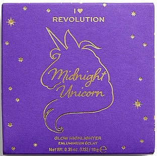 Хайлайтер для обличчя - I Heart Revolution Midnight Unicorn Heart Hearts Highlighter — фото N4
