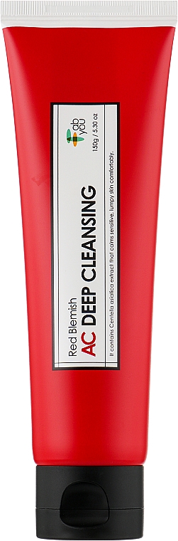 Пенка для умывания для проблемной кожи - Fabyou Red Blemish AC Deep Cleansing