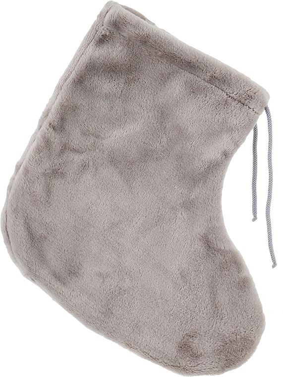 Шкарпетки для парафінотерапії махрові, світло-сірі - Tufi Profi Premium — фото N1