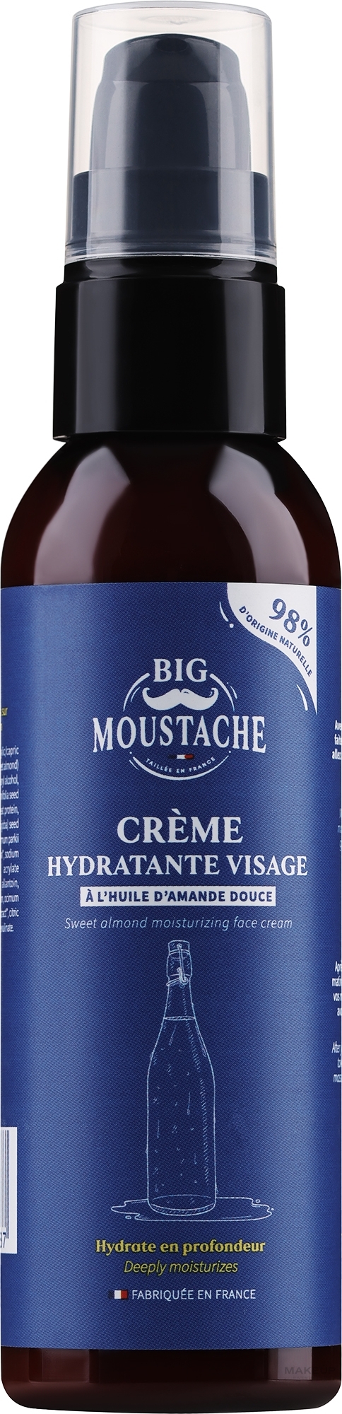 Увлажняющий крем для лица - Big Moustache Sweet Almond Moisturizing Face Cream — фото 75ml