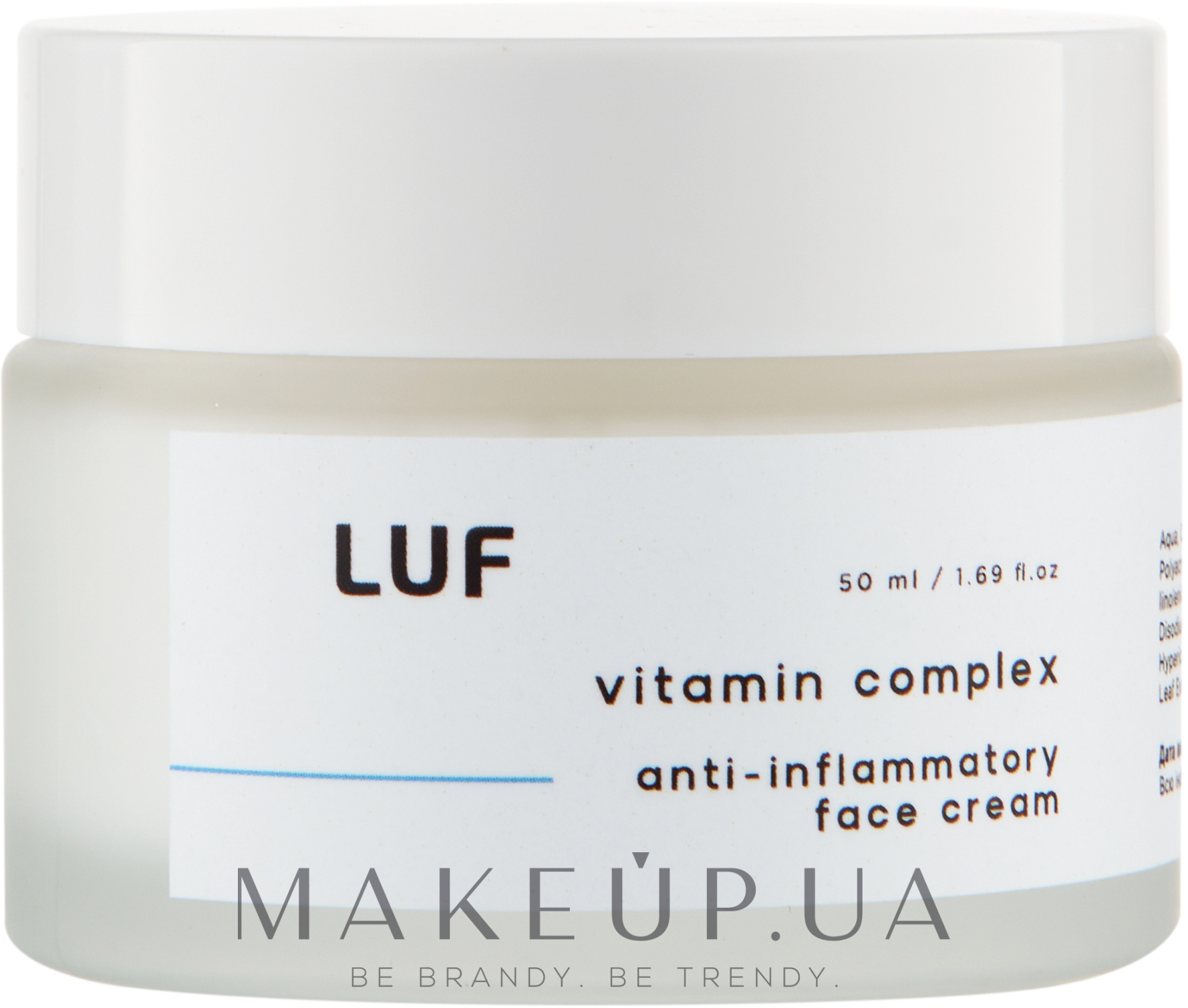 Концентрований крем для обличчя "Вітамінний комплекс" з протизапальним ефектом - Luff Active Vitamin Complex Face Cream — фото 50ml