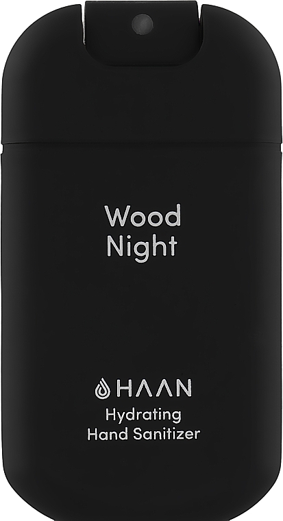 Очищающий и увлажняющий спрей для рук "Древесный акцент" - HAAN Hand Sanitizer Wood Night — фото N1