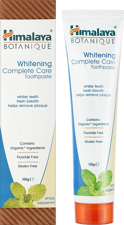 Отбеливающая зубная паста с перечной мятой - Himalaya Whitening Complete Care Toothpaste — фото N2