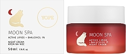 Нічний крем для обличчя - Yope Moon Spa Active Lipids + Bakuchiol 1% Night Cream — фото N2