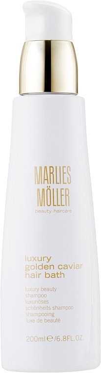 УЦЕНКА Шампунь с экстрактом черной икры - Marlies Moller Luxury Golden Caviar Hair Bath * — фото N1