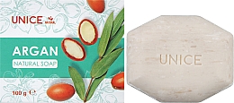 Натуральне мило з арганою - Unice Argan Natural Soap — фото N2
