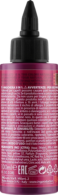 РОЗПРОДАЖ Тонувальна маска 3 в 1 - ING Professional Color-ING Coloring Mask Triple Function 3in1 * — фото N2