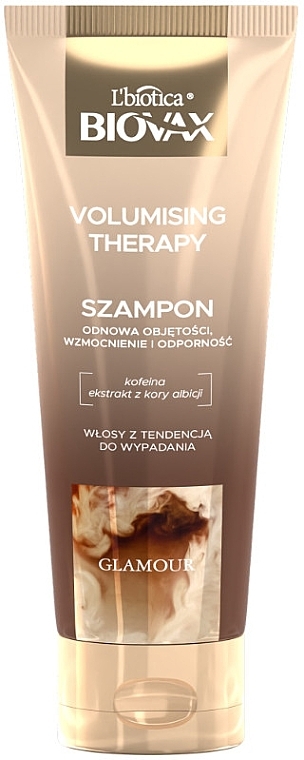 Шампунь для волосся - L'biotica Biovax Glamour Voluminising Therapy — фото N1