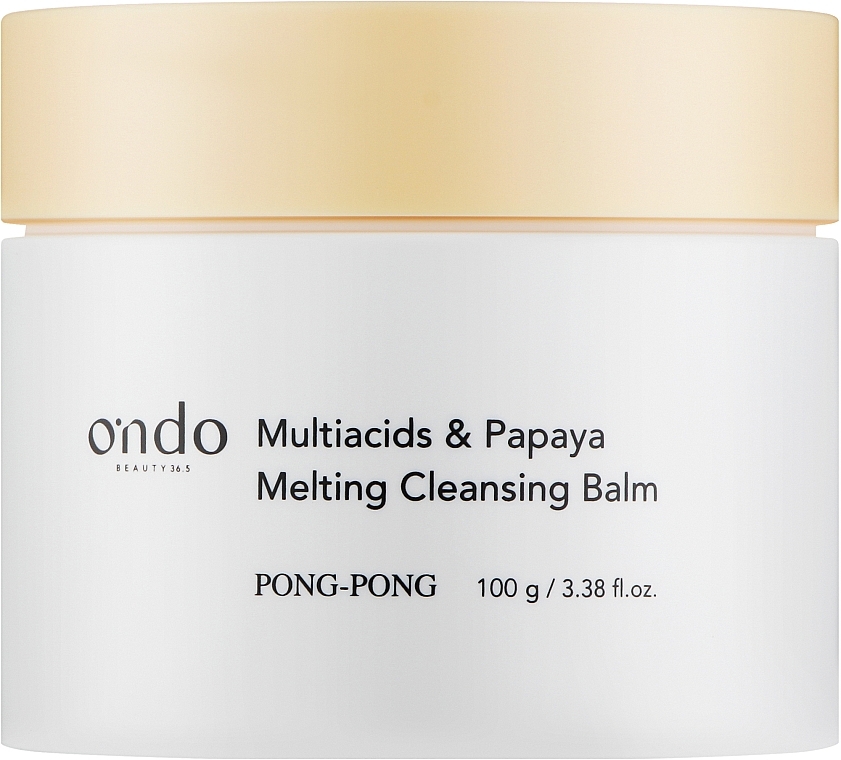 Бальзам для снятия макияжа - Ondo Beauty 36.5 Multiacids & Papaya Melting Cleansing Balm — фото N1