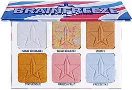 Парфумерія, косметика Палетка хайлайтерів - Jeffree Star Brainfreeze Skin Frost Pro Palette