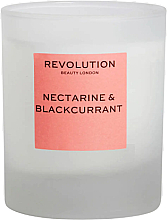 Ароматична свічка «Нектарин і чорна смородина» - Makeup Revolution Nectarine & Blackcurrant Scented Candle — фото N1