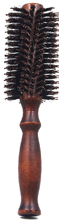 Щетка-брашинг круглая, деревянная, натуральная щетина - Handaiyan — фото N1