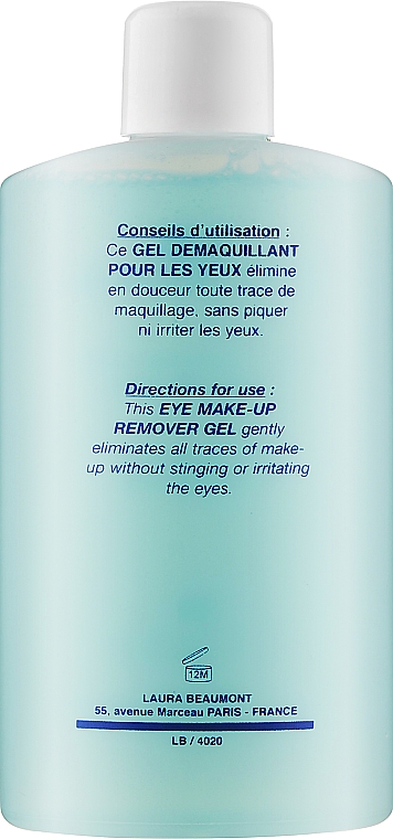 Засіб для зняття макіяжу шкіри повік - Laura Beaumont Eye Make Up Remover Gel Moisturizing And Calming — фото N2